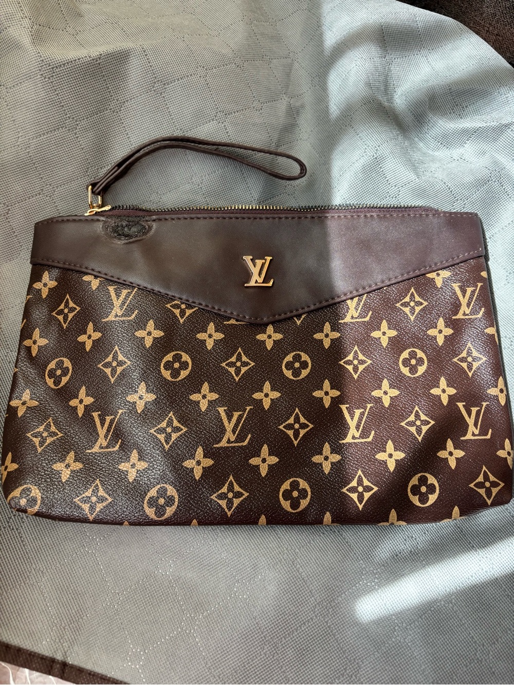 Brown Wristlet